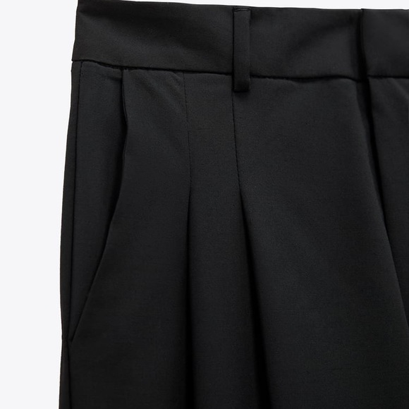 FULL-LENGTH PLEATED PANTS - Picture 9 of 9